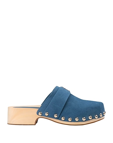 TOMMY HILFIGER Mule e zoccoli Carta da zucchero Pelle, Legno