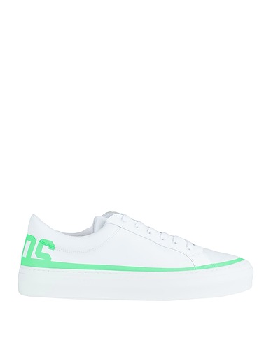 GCDS Sneakers White Soft Leather