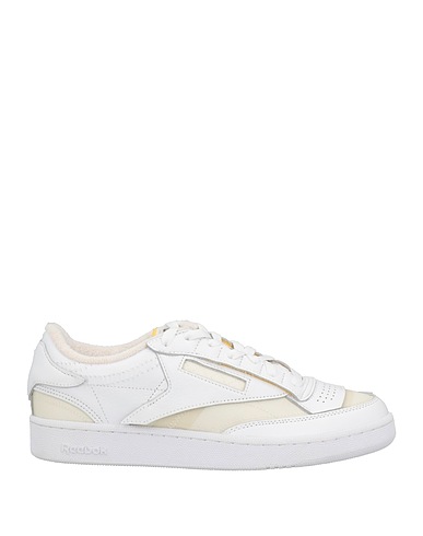 MAISON MARGIELA x REEBOK Sneakers Weiß Leder, Gewebefasern