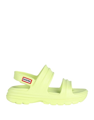 HUNTER Sandals Yellow Rubber