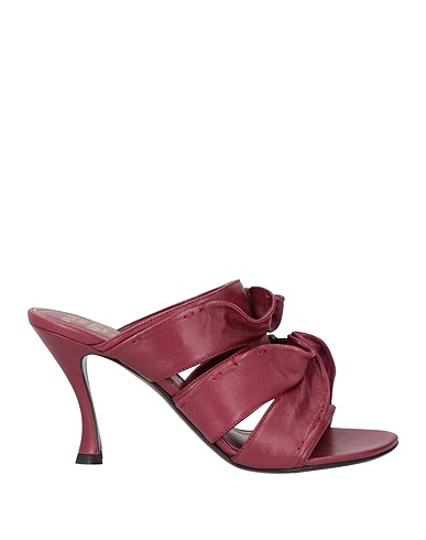 VALENTINO GARAVANI Sandals Plum Soft Leather
