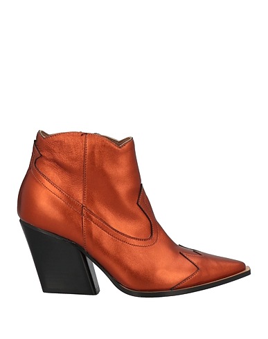 GIANCARLO PAOLI Ankle boot Bronze Leather