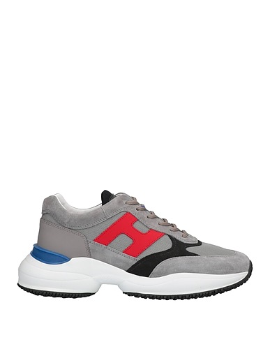 HOGAN Sneakers Grey Soft Leather
