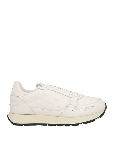 EMPORIO ARMANI Sneakers White Soft Leather