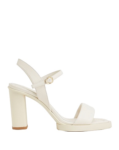 8 by YOOX Sandalia Marfil 100% Piel