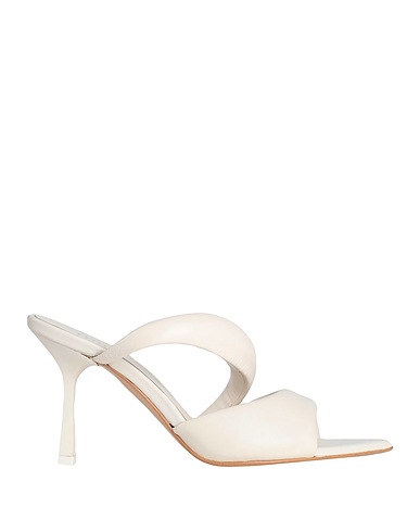 OVYÉ Sandals Off white 100% Calfskin