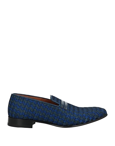 MALONE SOULIERS Loafers Blue Textile fibres