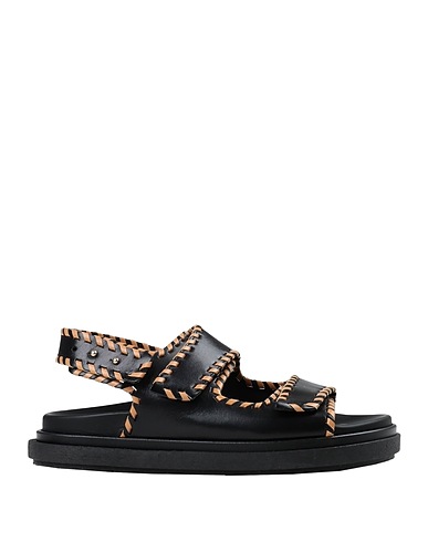 ALOHAS Sandals Black Soft Leather