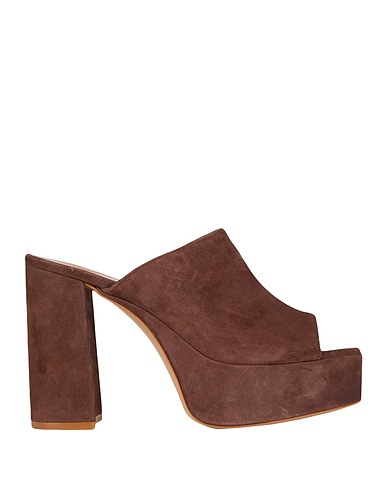 BIANCA DI Sandals Chocolate brown 100% Leather