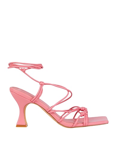 PIECES Sandals Pink Textile fibres