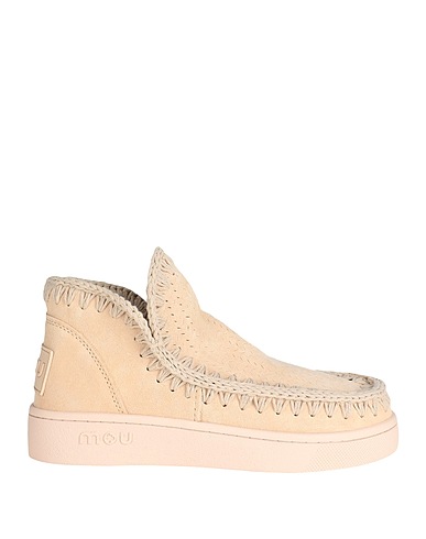 MOU Stiefelette Beige Rindsleder