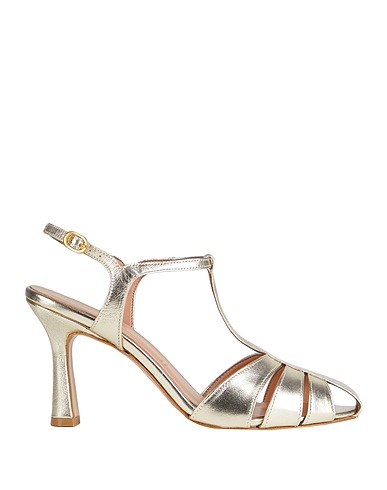 BIANCA DI Pumps Platin 100% Leder