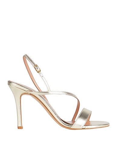 BIANCA DI Sandalen Platin 100% Leder