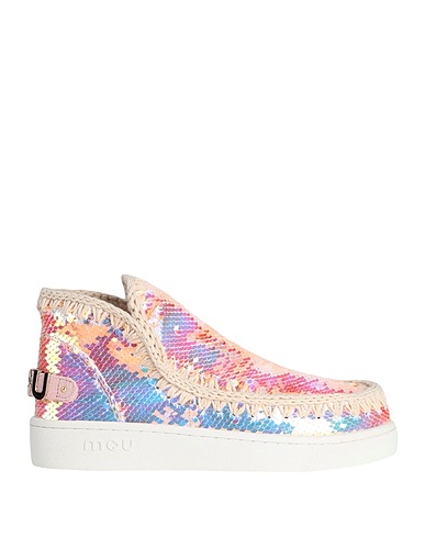 MOU Stiefelette Pfirsich Gewebefasern