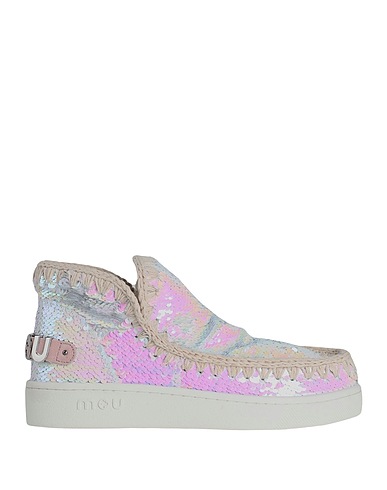 MOU Stiefelette Rosa Gewebefasern