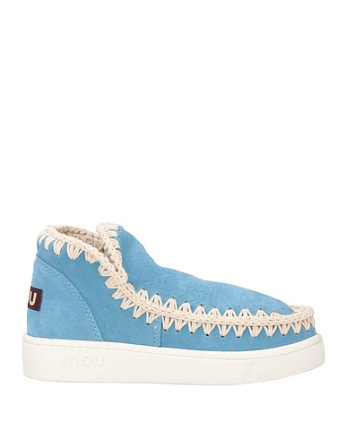 MOU Ankle boot Pastel blue Cow leather