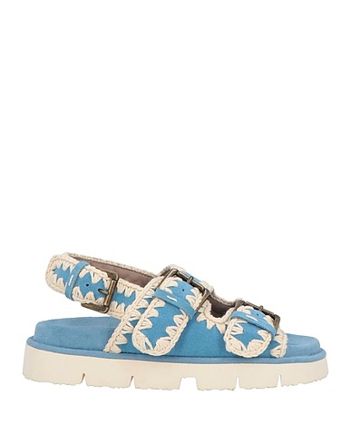 MOU Sandals Pastel blue Leather