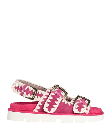MOU Sandals Fuchsia Leather