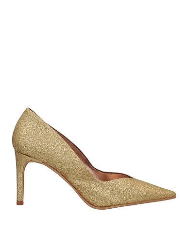 DANIELE ANCARANI Pump Gold Textile fibers