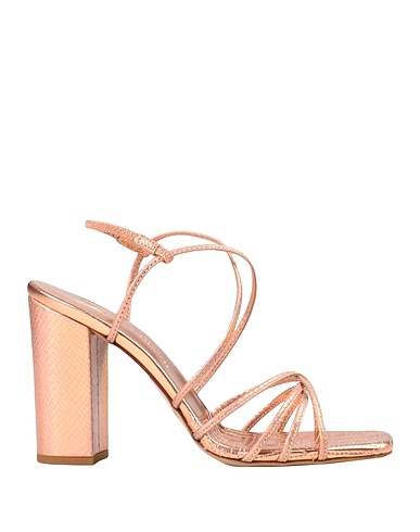 GIAMPAOLO VIOZZI Sandals Salmon pink Goat skin