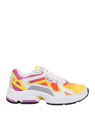 FILA Sneakers Orange Soft Leather, Textile fibres