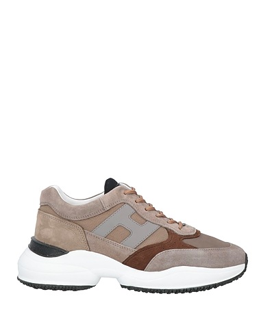 HOGAN Sneakers Khaki Soft Leather