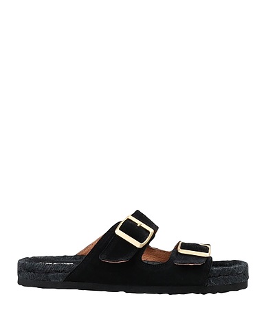 MANEBÍ Espadrilles Black Cow leather
