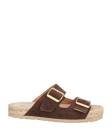 MANEBÍ Espadrilles Dark brown Cow leather