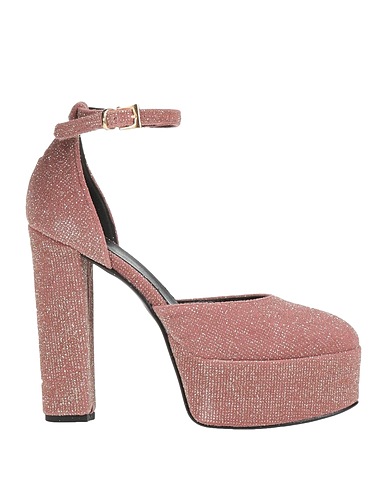 DIVINE FOLLIE Pump Antique rose Textile fibers