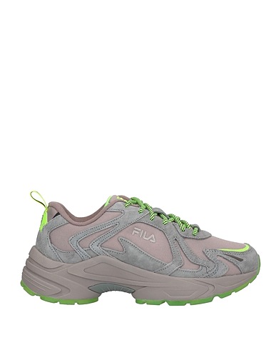 FILA Sneakers Grey Leather, Textile fibres