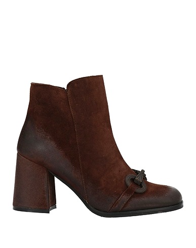 DIVINE FOLLIE Ankle boot Chocolate brown Leather