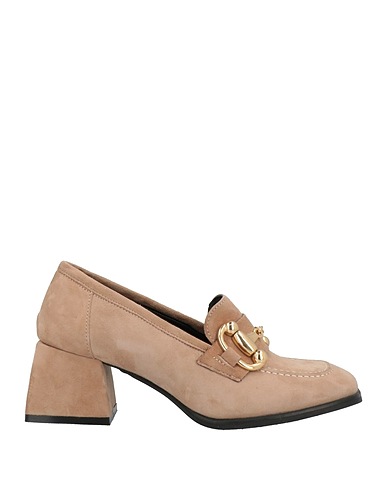 DIVINE FOLLIE Loafers Beige Leather