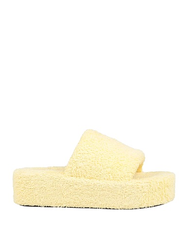 BALENCIAGA Sandali Giallo pastello Fibre tessili