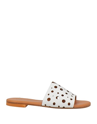 VIVIAN Sandals White Calfskin