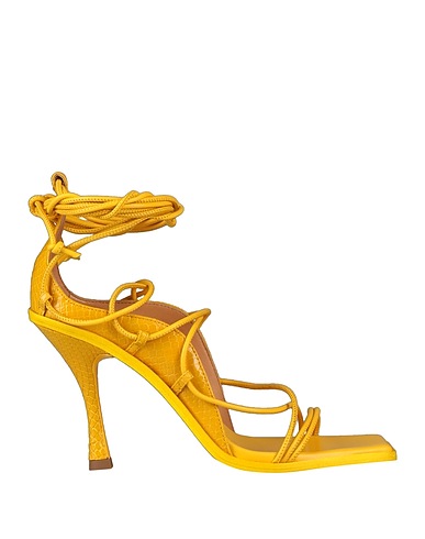 DSQUARED2 Sandals Yellow Soft Leather
