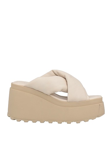 VIC MATIĒ Sandals Ivory Soft Leather