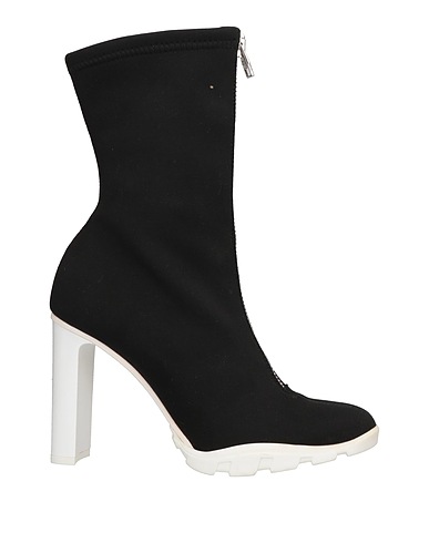 MCQUEEN Ankle boot Black Textile fibres