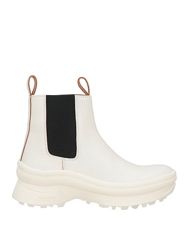 JIL SANDER Ankle boot Ivory Soft Leather