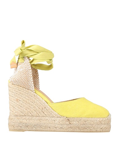 CASTAÑER Espadrillas Verde lime Fibre tessili