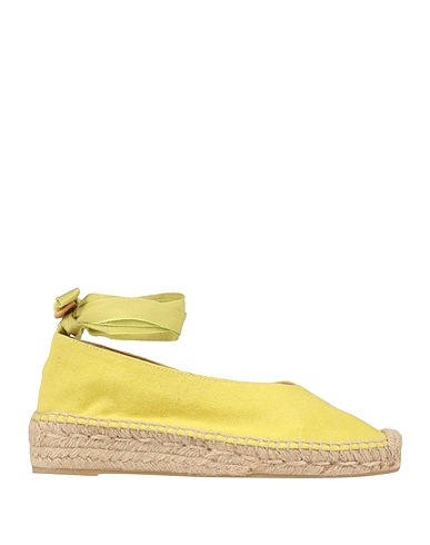CASTAÑER Espadrilles Lime green Textile fibres