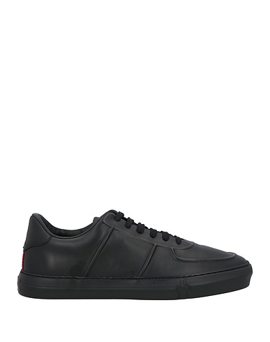 MONCLER Sneakers Black Soft Leather