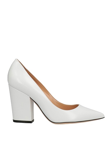 SERGIO ROSSI Court White Calfskin