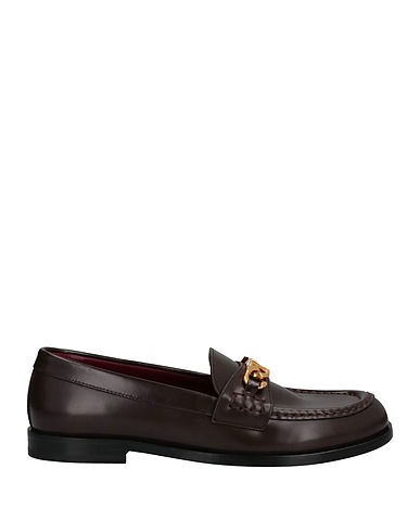 VALENTINO GARAVANI Loafers Dark brown Soft Leather