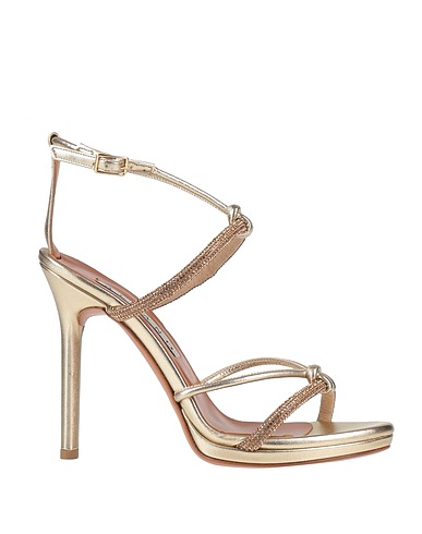 ALBANO Sandals Platinum Textile fibers