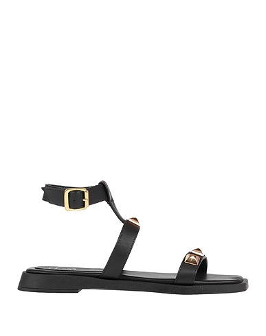 UNLACE Sandals Black Soft Leather