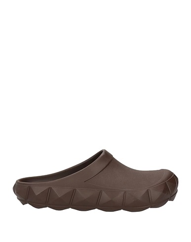 VALENTINO GARAVANI Mules and clogs Dark brown Rubber