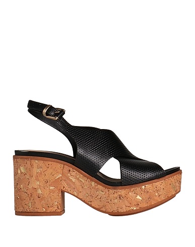 LM Mules and clogs Black Soft Leather
