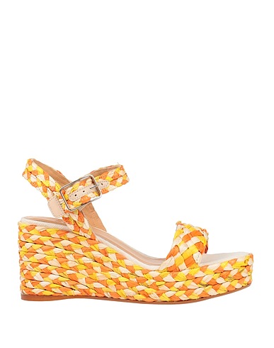 CASTAÑER Espadrilles Yellow Soft Leather
