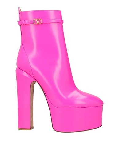 VALENTINO GARAVANI Ankle boot Fuchsia Soft Leather