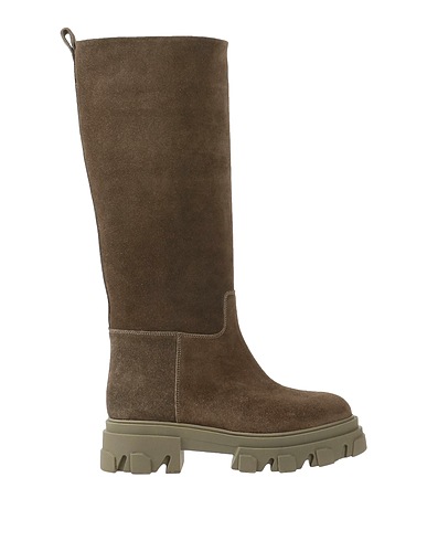 GIA x PERNILLE TEISBAEK Boots Military green Calfskin